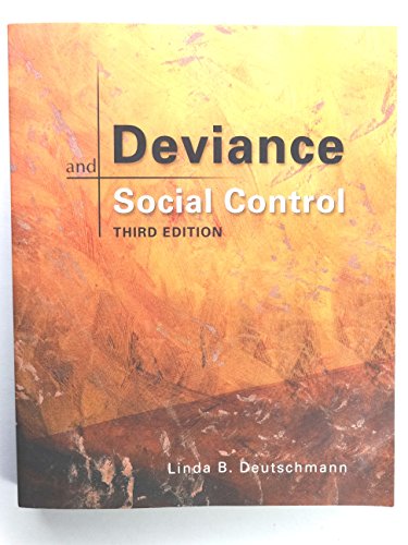 Beispielbild fr Deviance and Social Control zum Verkauf von Better World Books