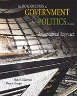 Stock image for INTRO TO GOVERNMENT AND POLITICS 6TH ED - DICKERSON for sale by Textbook Pro