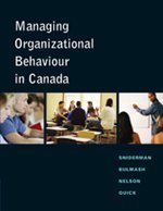 Stock image for MANAGING ORGANIZATIONAL BEHAVIOUR IN CANADA. CDNED for sale by SecondSale