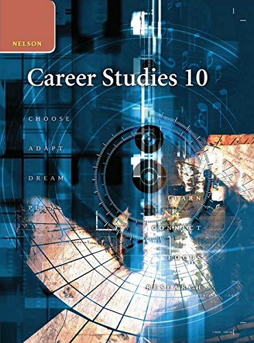 Beispielbild fr Nelson Career Studies 10 zum Verkauf von Better World Books