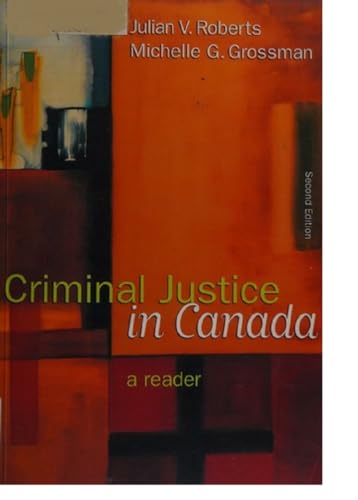 Imagen de archivo de Criminal Justice in Canada: a Reader a la venta por Bay Used Books