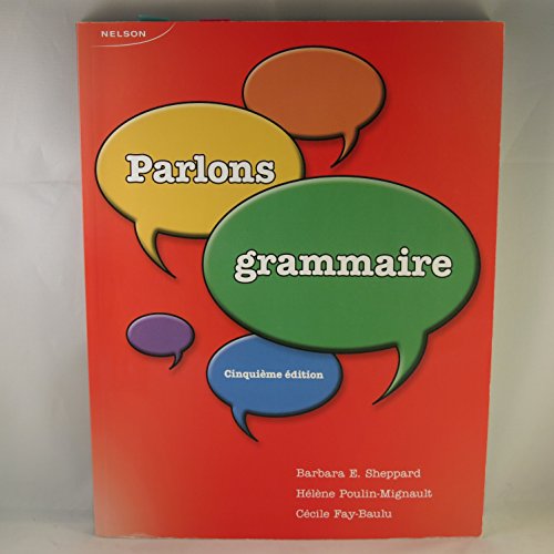 9780176224905: Parlons Grammaire