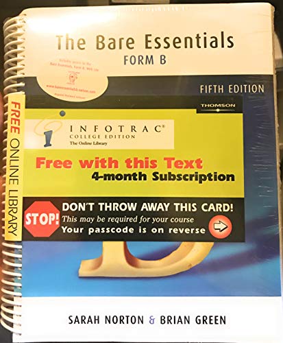 The Bare Essentials, Form B : Fifth Edition