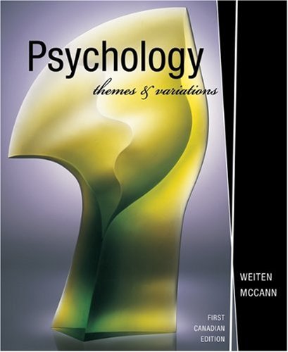 Imagen de archivo de Psychology : Themes and Variations a la venta por Hourglass Books