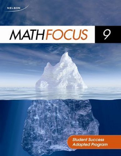 Stock image for Nelson Math Focus 9 Student Success Adapted Program Workbook for sale by Textbook Pro