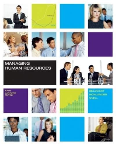 9780176407292: Managing Human Resources