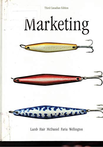 Imagen de archivo de Marketing : Third Canadian Edition a la venta por ThriftBooks-Dallas