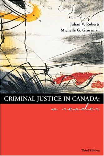 Stock image for Criminal Justice in Canada: A Reader for sale by SecondSale