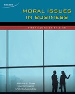 Imagen de archivo de Moral Issues in Business a la venta por Better World Books: West