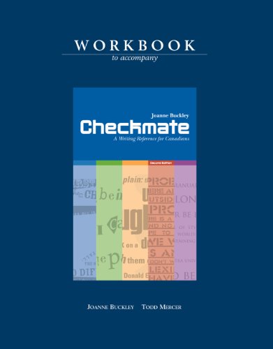 9780176442361: Checkmate: A Writing Reference for Canadians Workbook