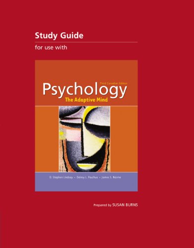 Imagen de archivo de PSYCHOLOGY-STD.GDE.>CANADIAN E a la venta por Starx Products