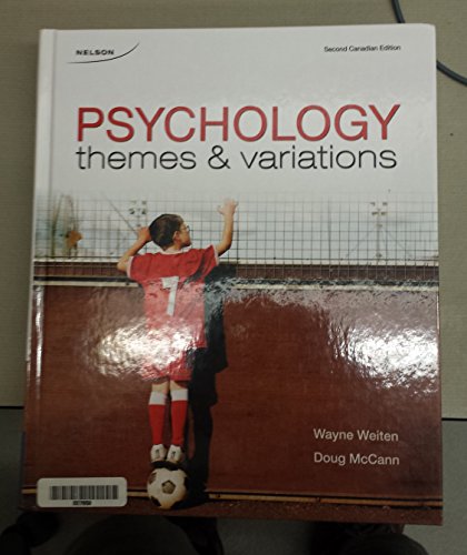 Stock image for Psychology : Themes and Variations for sale by Better World Books