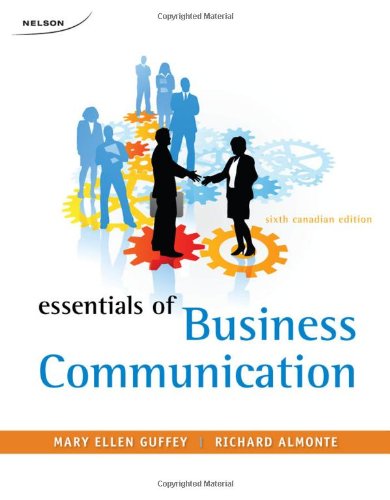 9780176473358: Essentials Of Business Communication