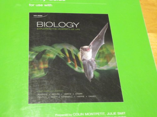 Imagen de archivo de Study Guide for Biology : Exploring the Diversity of Life a la venta por Better World Books