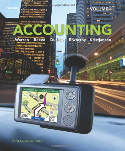 9780176500245: CDN ED Accounting Principles Volume 1 [Paperback] by Warren, Carl S.