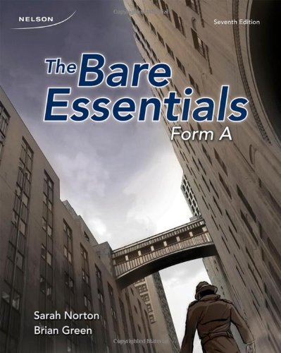 Imagen de archivo de CDN ED The Bare Essentials: Form A a la venta por Zoom Books Company