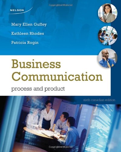 Stock image for Business Communication : Process and Product for sale by Better World Books
