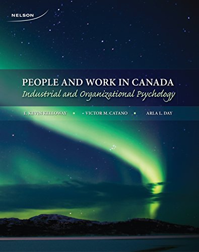 Stock image for People and Work in Canada: Industrial and Organizational Psychology for sale by Book Deals