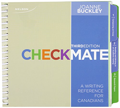 Stock image for Checkmate A Writing Reference for Canadians for sale by Wrigley Books