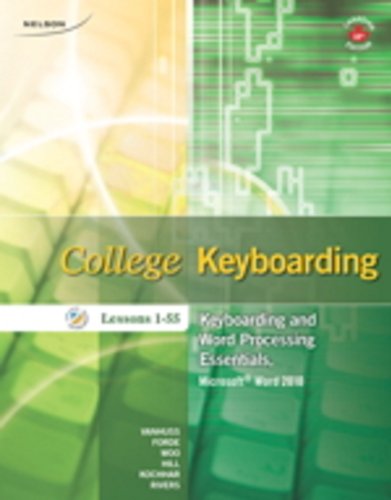 Imagen de archivo de College Keyboarding: Lessons 1-55 a la venta por ThriftBooks-Atlanta