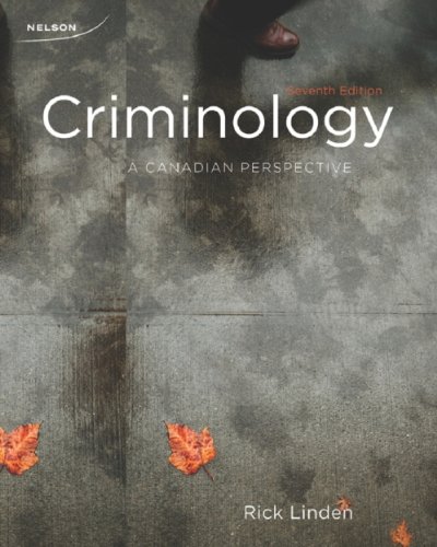 Imagen de archivo de Criminology: A Canadian Perspective a la venta por SecondSale