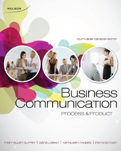 BUSINESS COMMUN.:BRIEF >CANADI