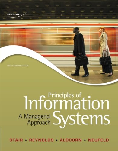 Stock image for Principles of Information Systems: A Managerial Approach [Hardcover] for sale by ThriftBooks-Dallas