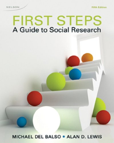 9780176504144: First Steps (A Guide to Social Research)