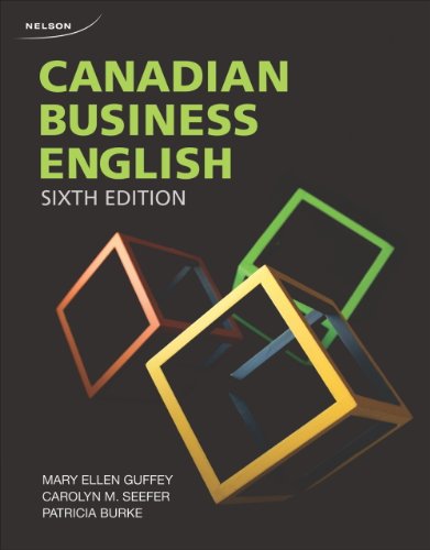 Beispielbild fr Canadian Business English zum Verkauf von Better World Books