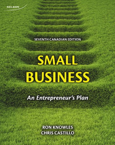 9780176509675: Small Business: An Enterpreneur's Plan