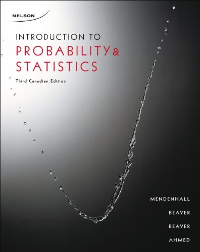 9780176509804: Introduction to Probability and Statistics, 3rd Edition