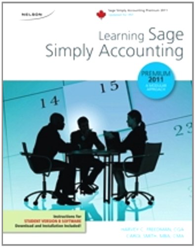 Beispielbild fr Learning Sage Simply Accounting, Premium 2011 : A Modular Approach zum Verkauf von Better World Books