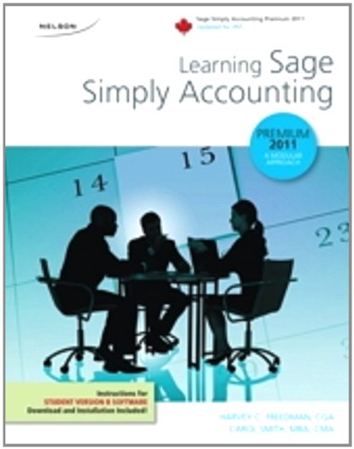 Stock image for Learning Sage Simply Accounting, Premium 2011 : A Modular Approach for sale by Better World Books