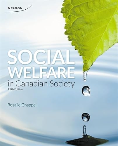 Stock image for Social Welfare in Canadian Society for sale by BooksRun