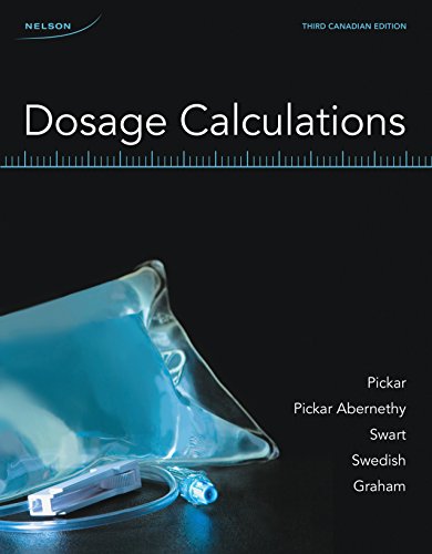 Imagen de archivo de Dosage Calculations 3Ce a la venta por GF Books, Inc.