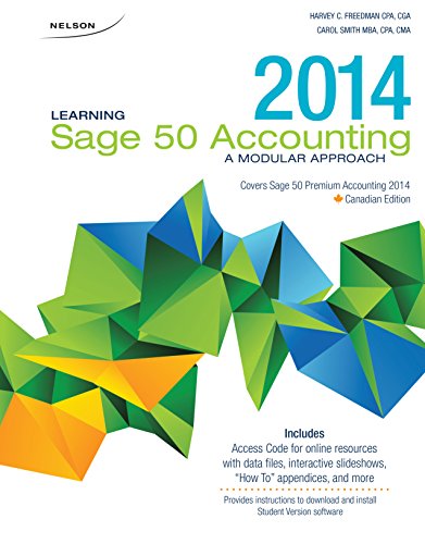 Stock image for Learning Sage 50 Accounting : A Modular Approach for sale by Starx Products