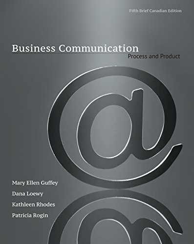 Imagen de archivo de Business Communication: Process and Product : Process and Product a la venta por Better World Books: West