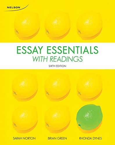 Beispielbild fr Essay Essentials with Readings zum Verkauf von Better World Books