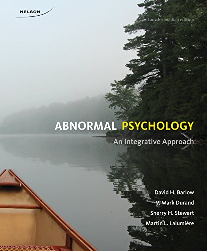 Imagen de archivo de Abnormal Psychology: An Integrative Approach a la venta por ThriftBooks-Atlanta
