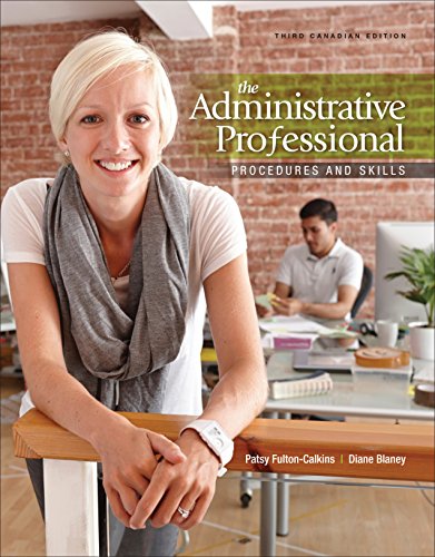 9780176532062: The Administrative Professional: Procedures and Skills , 3rd Edition