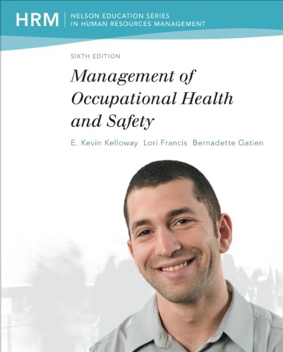 Beispielbild fr Management of Occupational Health and Safety zum Verkauf von Better World Books