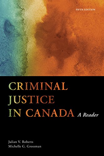 Imagen de archivo de Criminal Justice in Canada: a Reader : A Reader a la venta por Better World Books