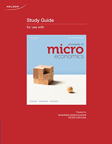 Imagen de archivo de Study Guide for Principles of Microeconomics, Sixth Canadian Edition a la venta por Better World Books