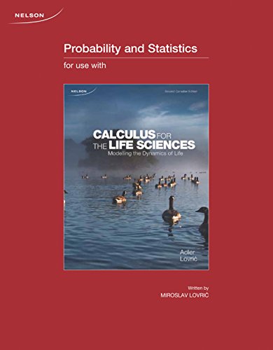 Imagen de archivo de Probability and Statistics Module for Calculus for the Life Sciences a la venta por Better World Books