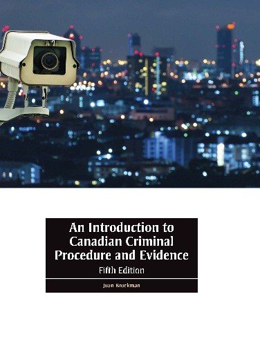 Imagen de archivo de An Introduction to Canadian Criminal Procedure and Evidence a la venta por Better World Books