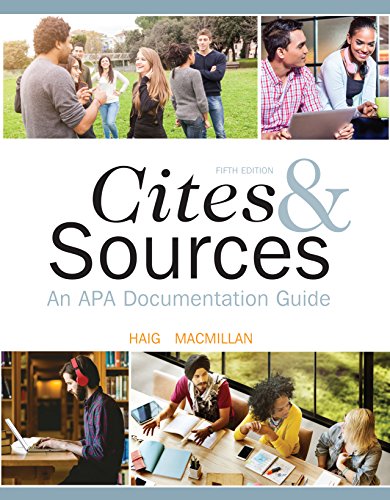 Stock image for CITES AND SOURCES: AN APA DOCUMENTATION GUIDE for sale by Better World Books