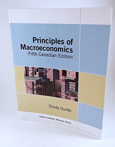 Stock image for Study Guide for Use with Principles of Macroeconomics, Fifth Canadian Edition for sale by Better World Books: West