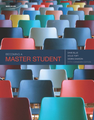 Beispielbild fr Becoming a Master Student zum Verkauf von Better World Books: West