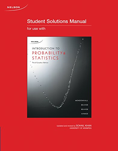 Stock image for Student Solutions Manual for Introduction to Probability and Statistics, 3ce for sale by ThriftBooks-Atlanta