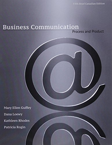 Imagen de archivo de Business Communication: Process & Product with Style Guide a la venta por Better World Books